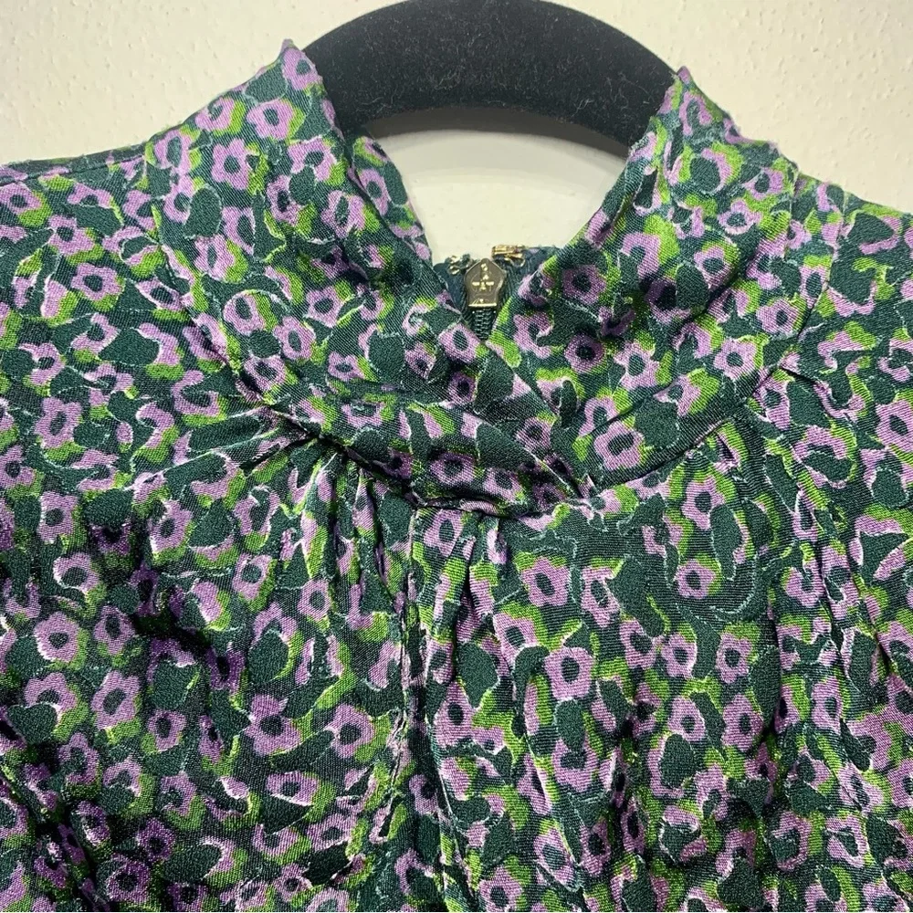 Kate Spade Flair Flora Devore Mini Dress Size 6 - Picture 11 of 16